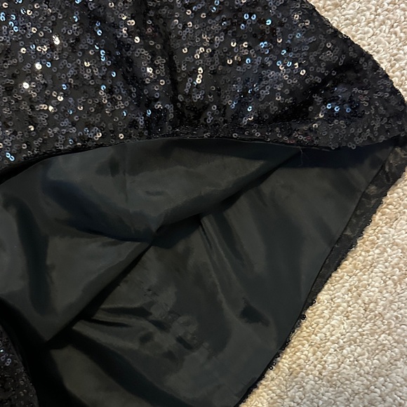 J. Crew Black Sequin Mini Skirt - Picture 3 of 3